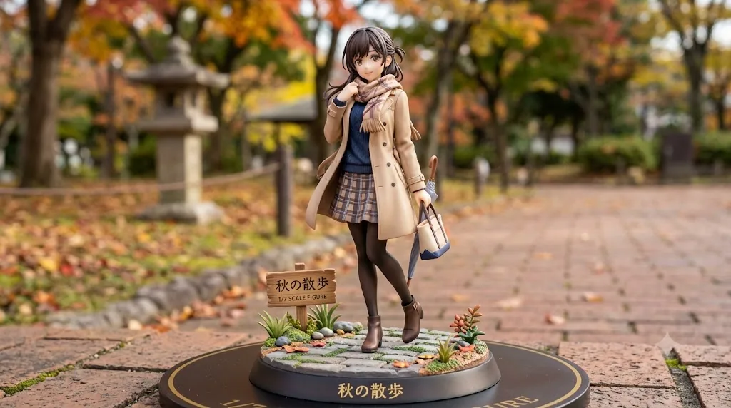 AIでフィギュア化した完成サンプル（作例イメージ）